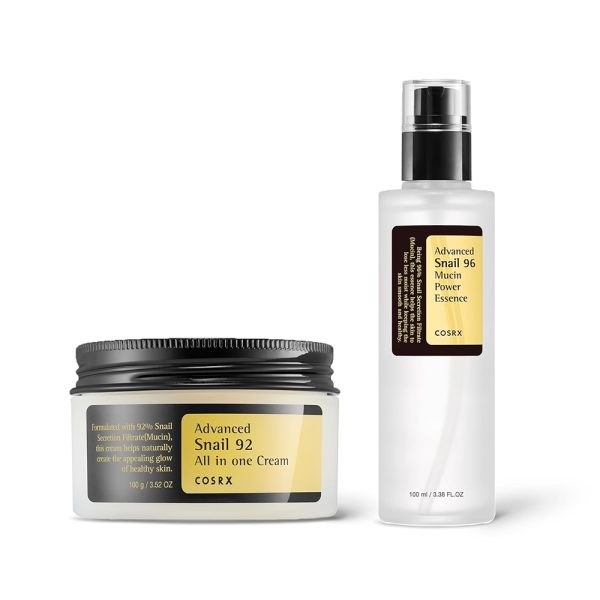 COSRX Advanced Snail 92 All In One Cream + 96 Mucin Power Essence Combo